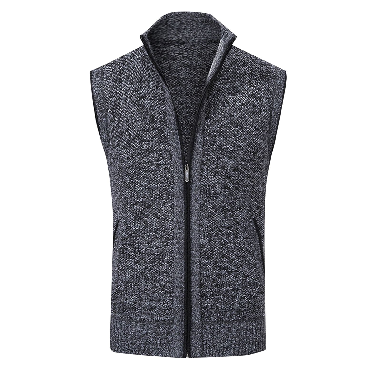 Herren Casual Fleece Herbstweste
