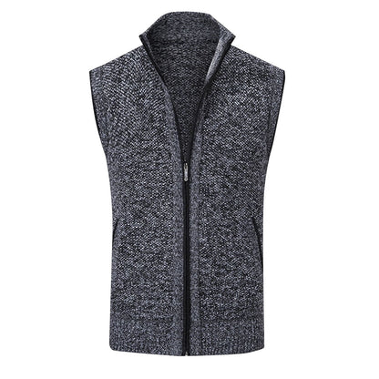 Herren Casual Fleece Herbstweste