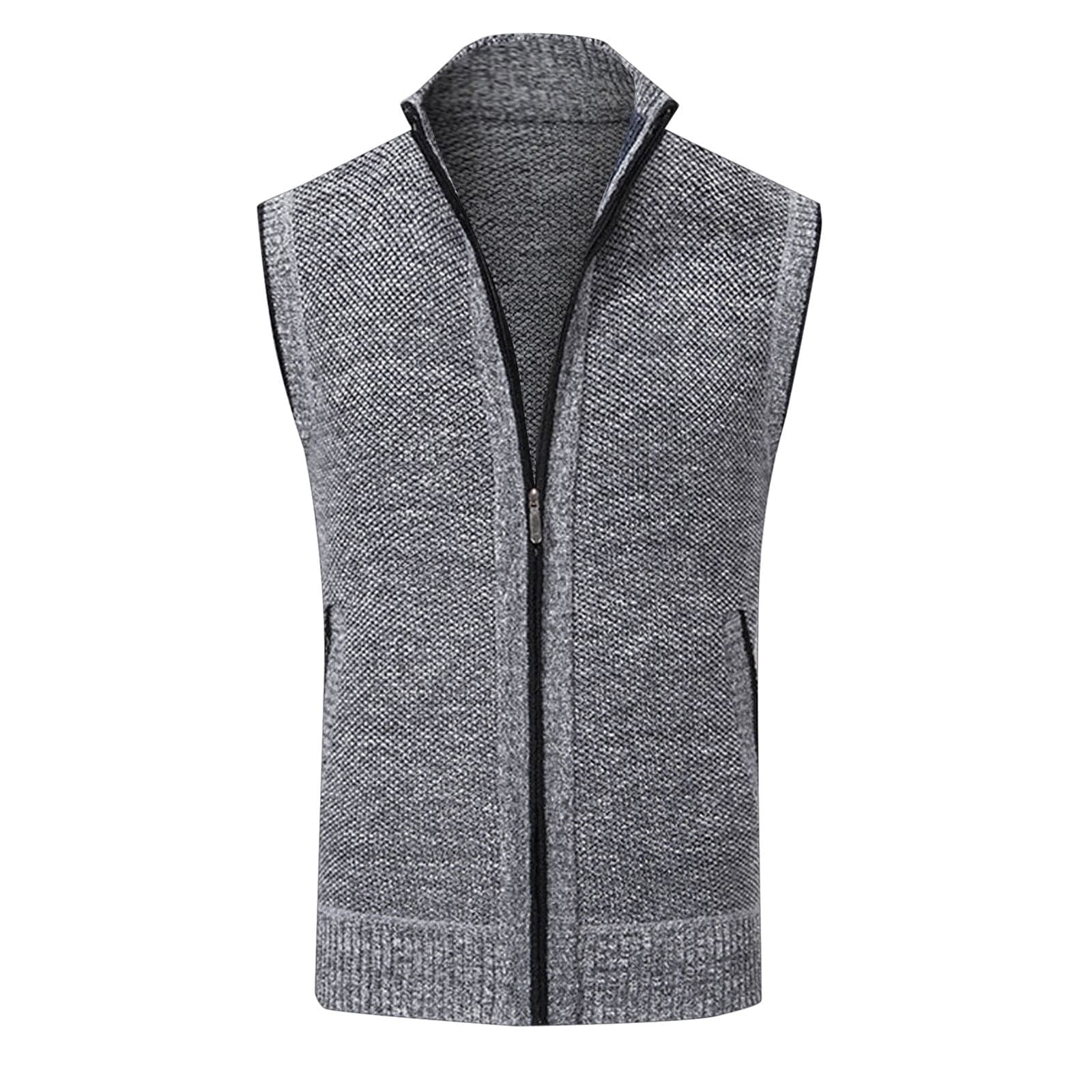 Herren Casual Fleece Herbstweste