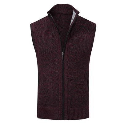 Herren Casual Fleece Herbstweste