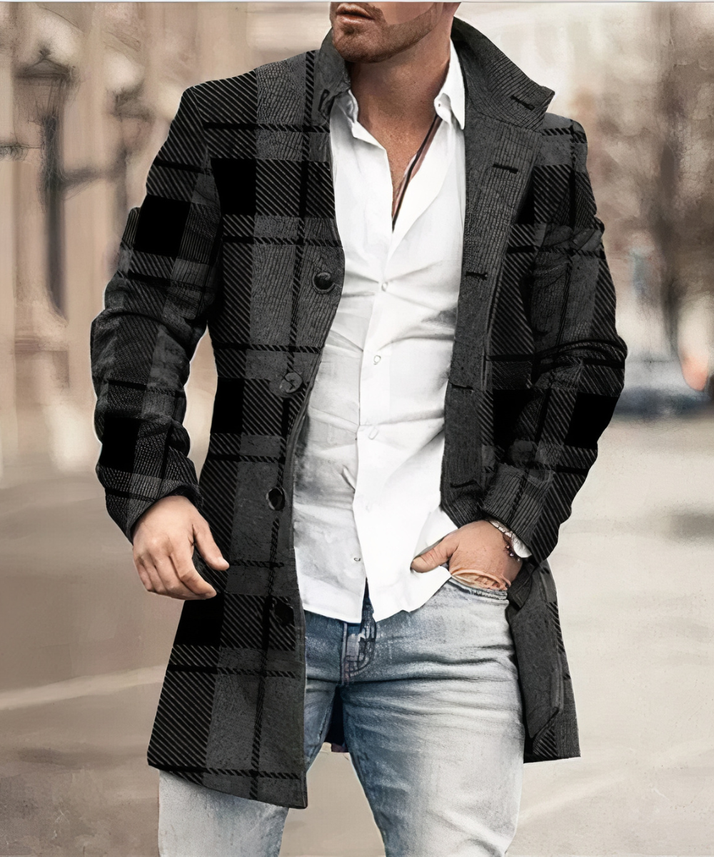 Eleganter Herren Trenchcoat