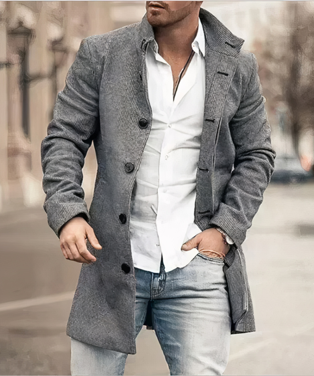 Eleganter Herren Trenchcoat