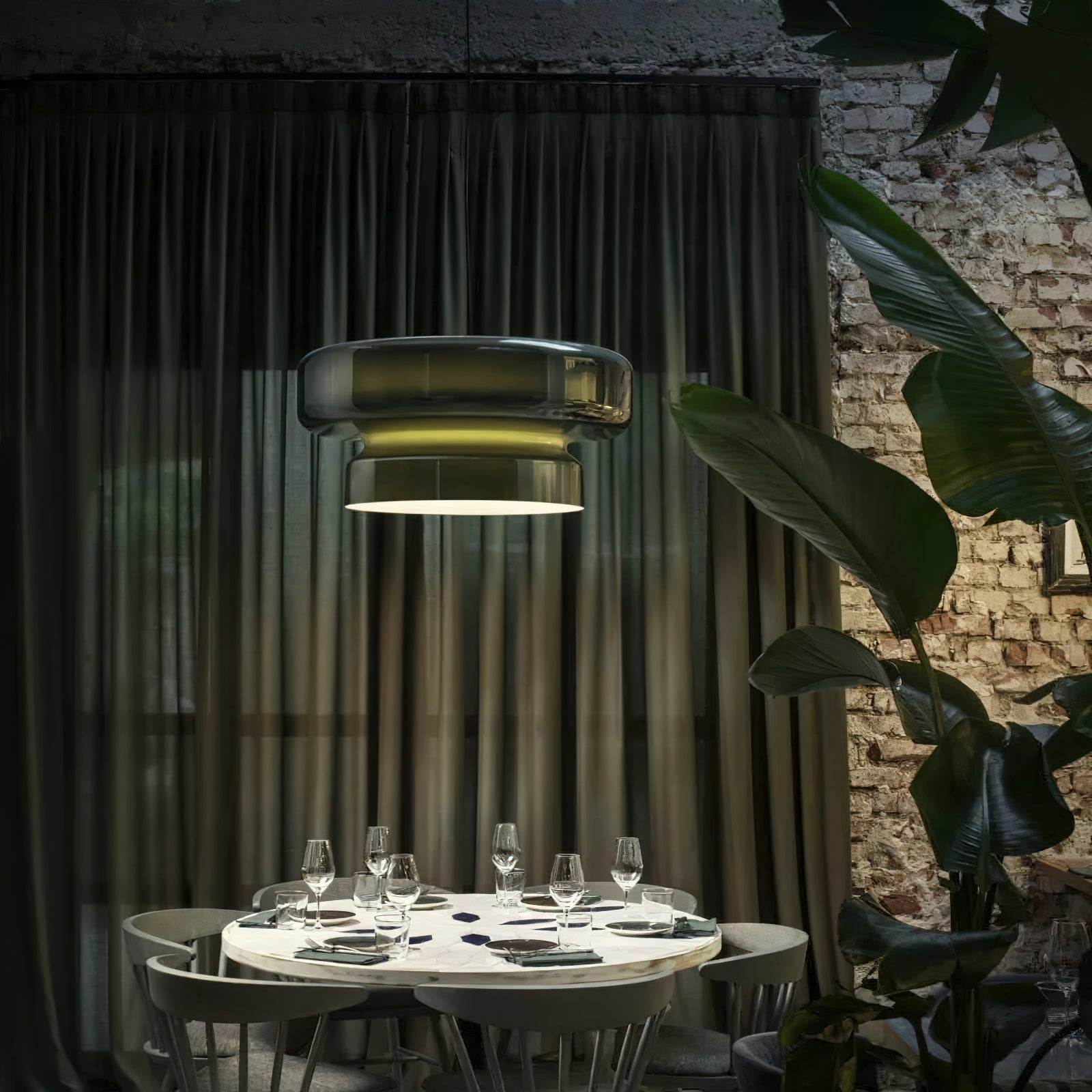 45 cm Vienna Glas-Pendelleuchte