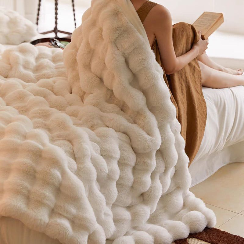 Warme bequeme Kuschel Decke für das Sofa & Bett