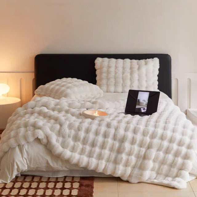 Warme bequeme Kuschel Decke für das Sofa & Bett