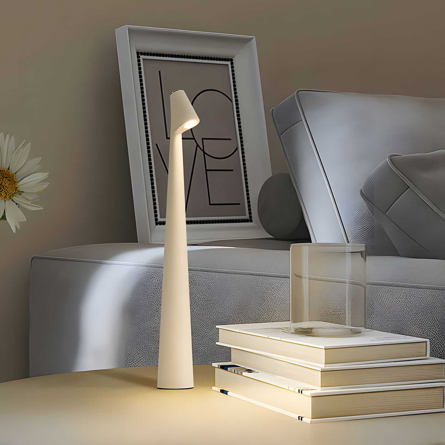 Monica Kabellose Tischlampe