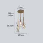 Kani Vintage Glas Pendelleuchte