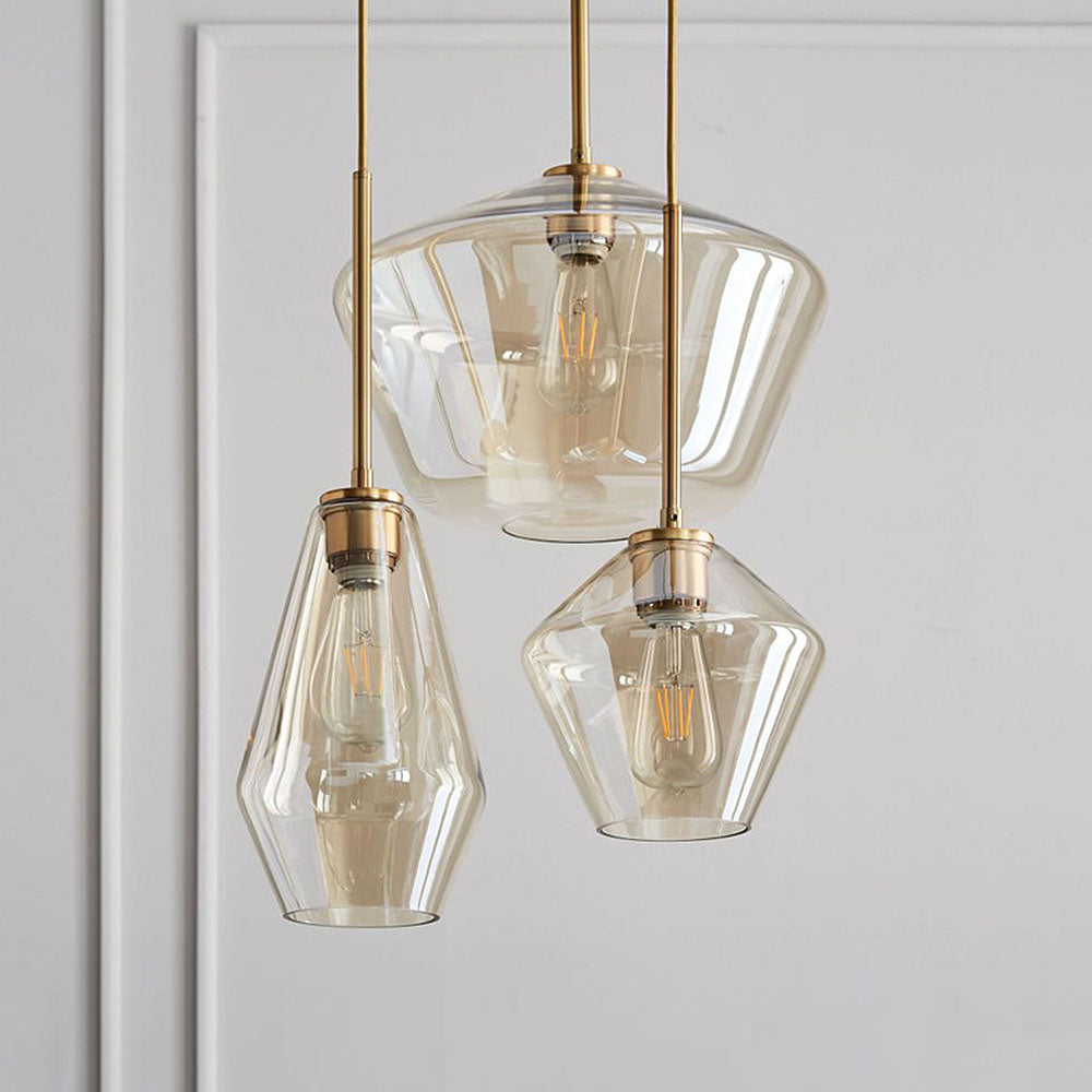 Kani Vintage Glas Pendelleuchte