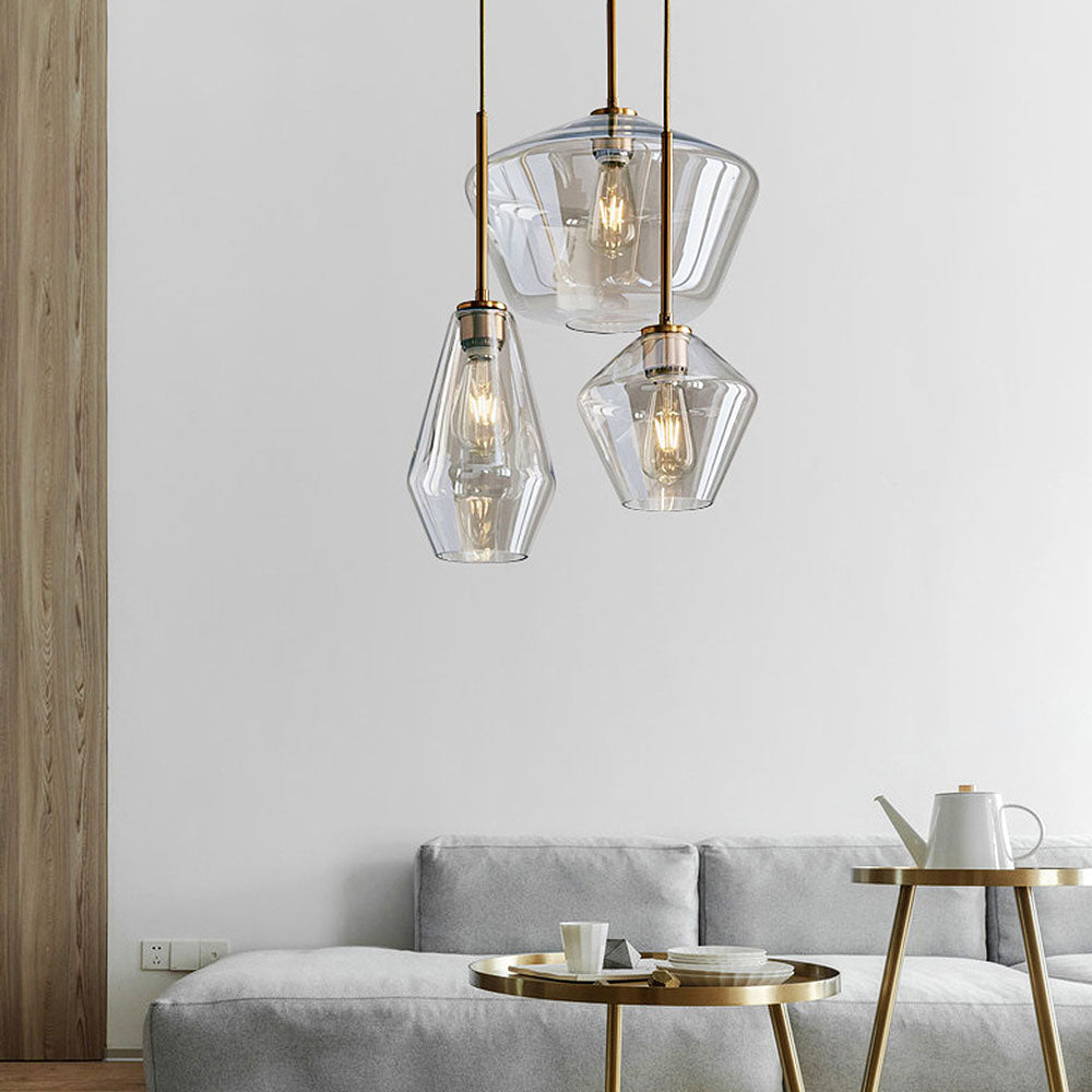 Kani Vintage Glas Pendelleuchte
