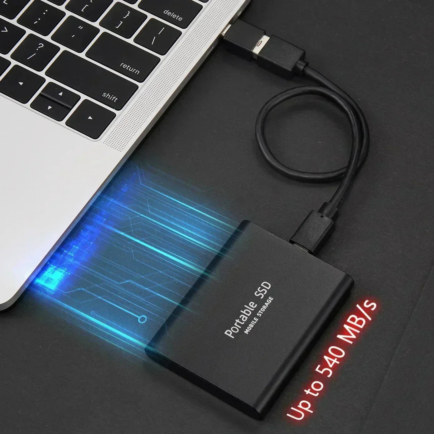 Externe SSD 256GB bis 2TB Festplatte, Hochgeschwindigkeit