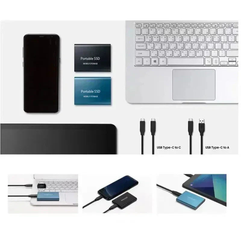 Externe SSD 256GB bis 2TB Festplatte, Hochgeschwindigkeit