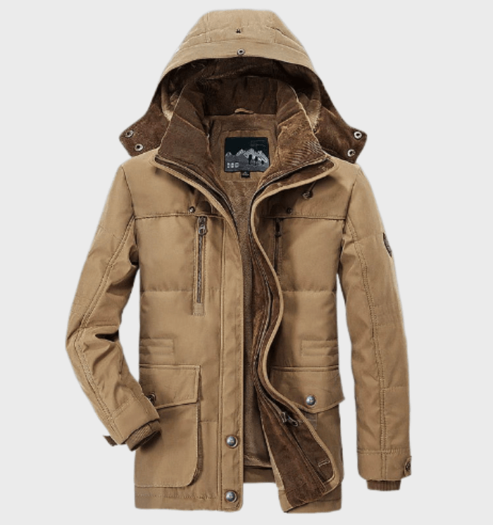 Barna Warme Winter Jacke