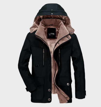 Barna Warme Winter Jacke