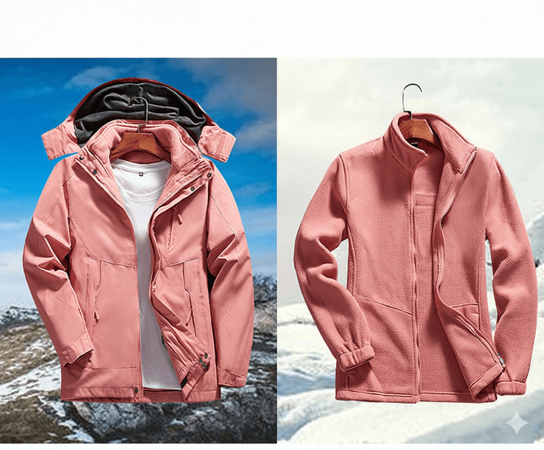 3 in 1 Damen Winter Outdoor Set
