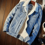 Leandro Fleece-Jeansjacke für den Winter