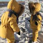Winterset für Kinder: Daunenjacke + Overall
