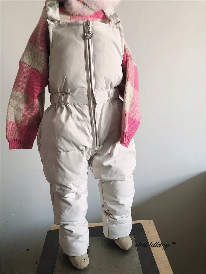 Winterset für Kinder: Daunenjacke + Overall