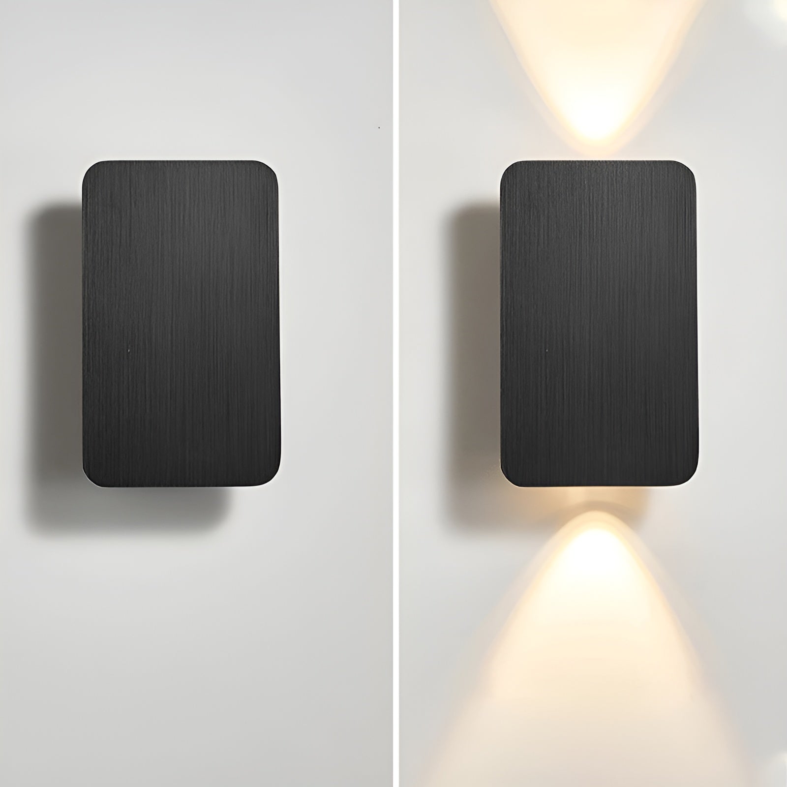 Minimalistische flache LED-Wandleuchte