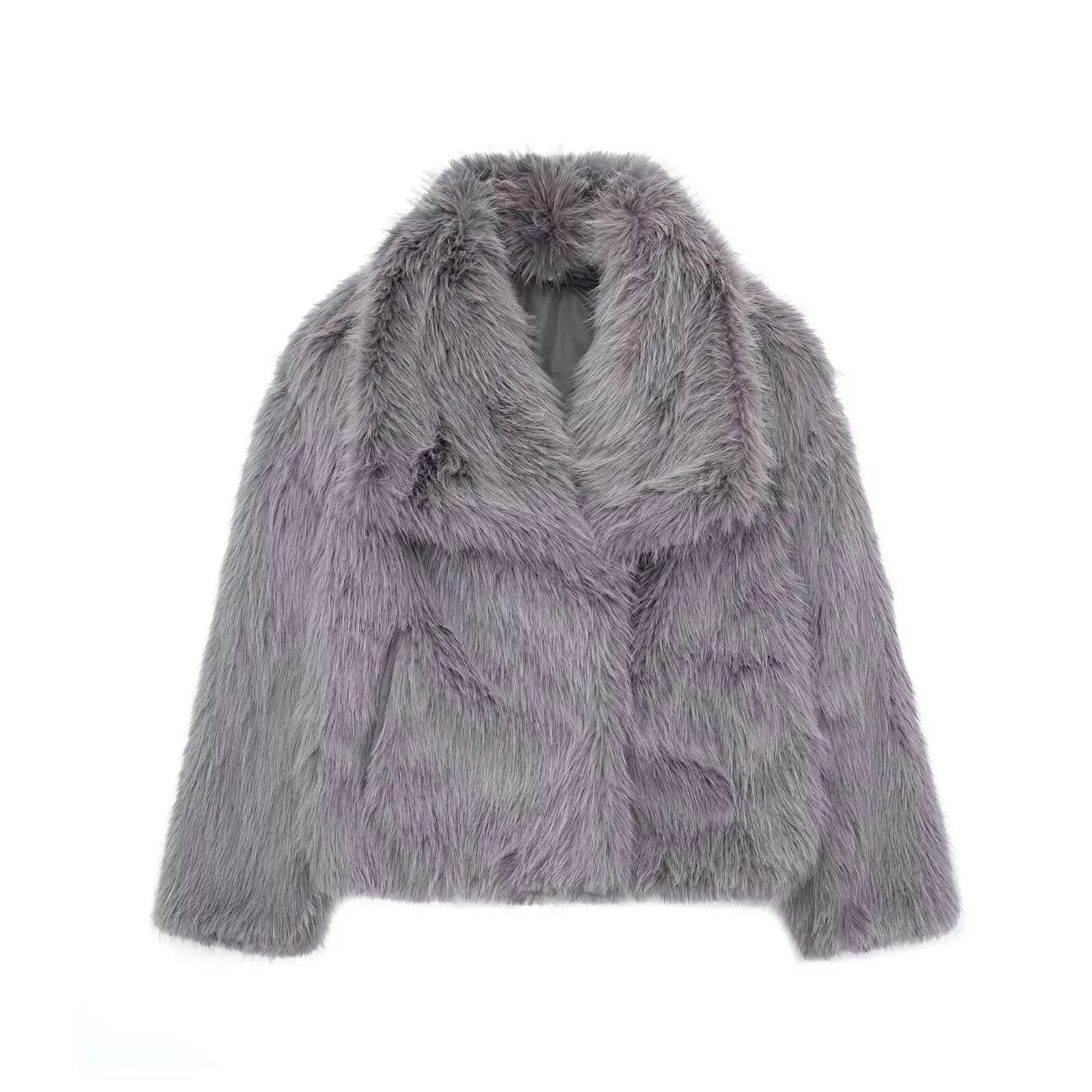 Leona Luxe Kunstfell-Jacke