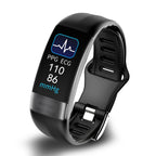 Smartes Armband, Schrittzähler, Blutdruckmessgerät, EKG, Schlaftracker & Herzfrequenztracker