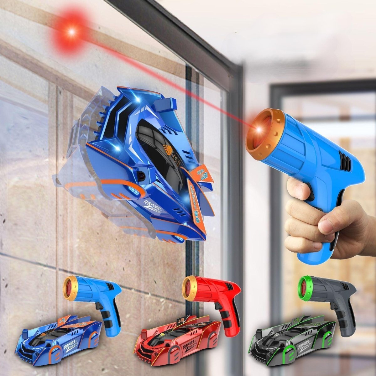 Laser-gesteuertes Wandkletter-Auto