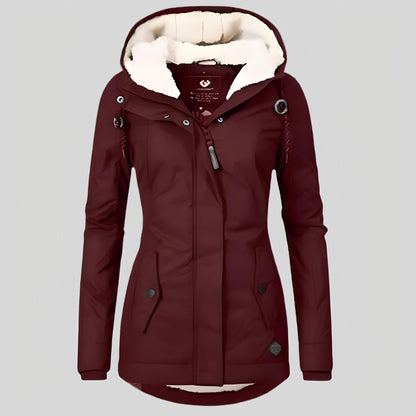 Towana Wasserdichte Jacke mit Kapuze und Futter
