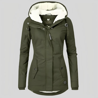 Towana Wasserdichte Jacke mit Kapuze und Futter