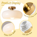 Livia Vintage Glas-Deckenleuchte