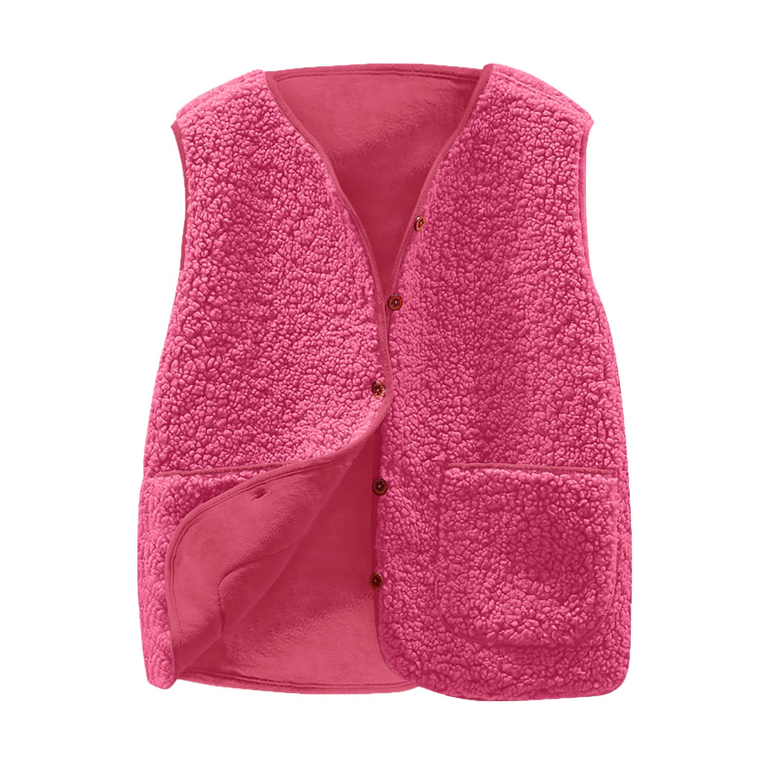 Frauen Teddy kuschelige Fleece Weste