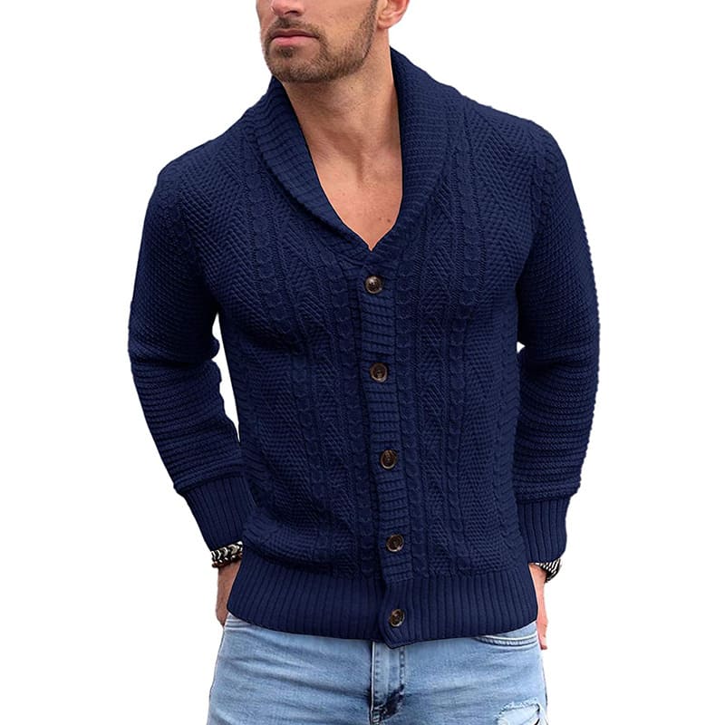 Milan Gestrickte Herren-Strickjacke