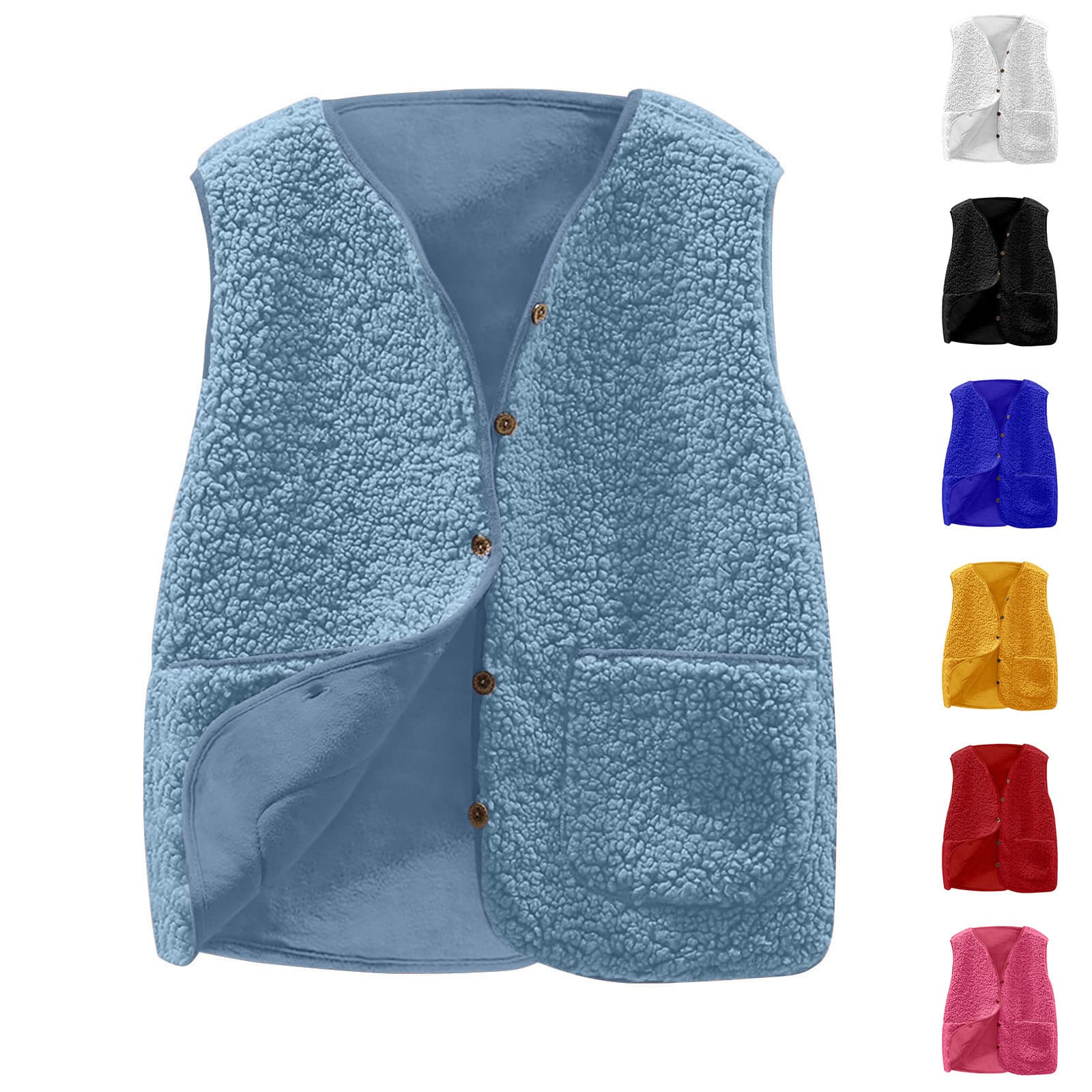 Frauen Teddy kuschelige Fleece Weste