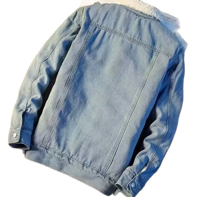 Leandro Fleece-Jeansjacke für den Winter