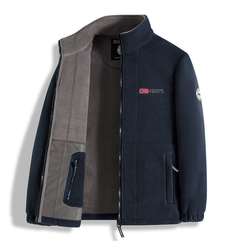Alpenwärme - warme Fleecejacke