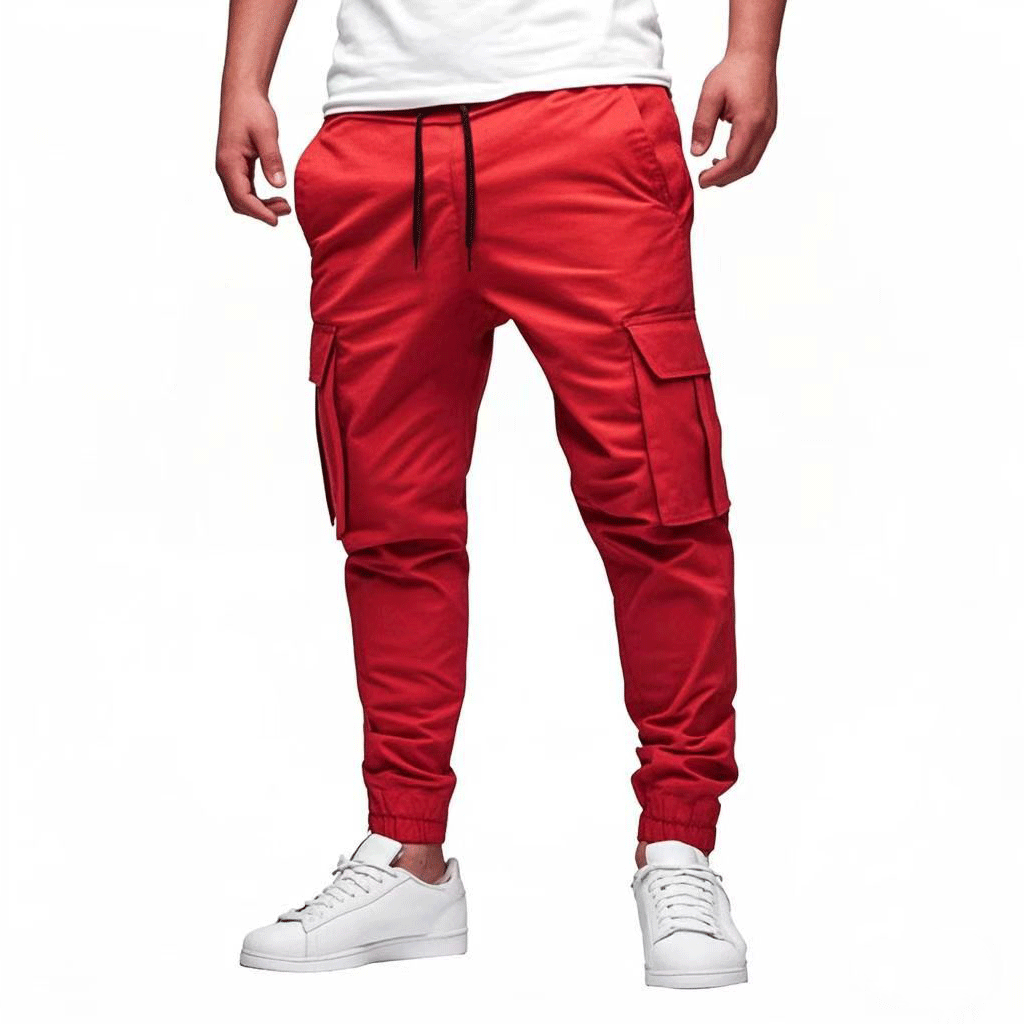 Herren Slim Fit Cargo Jogginghose