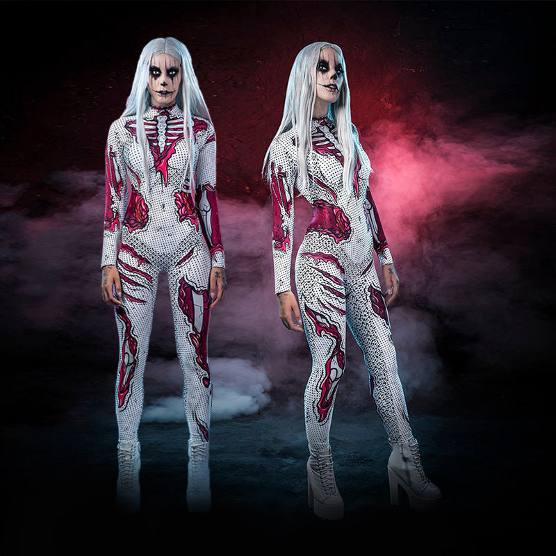 Skeletta Grusel- Overall - Halloween Kostüm