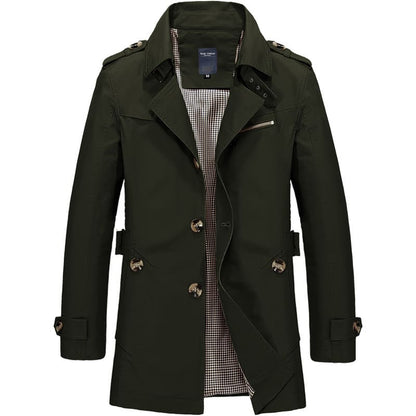 Herren Windbreaker Trenchcoat