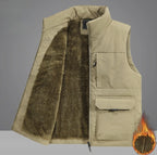 Miro - Fleece Winterweste mit vielen Taschen