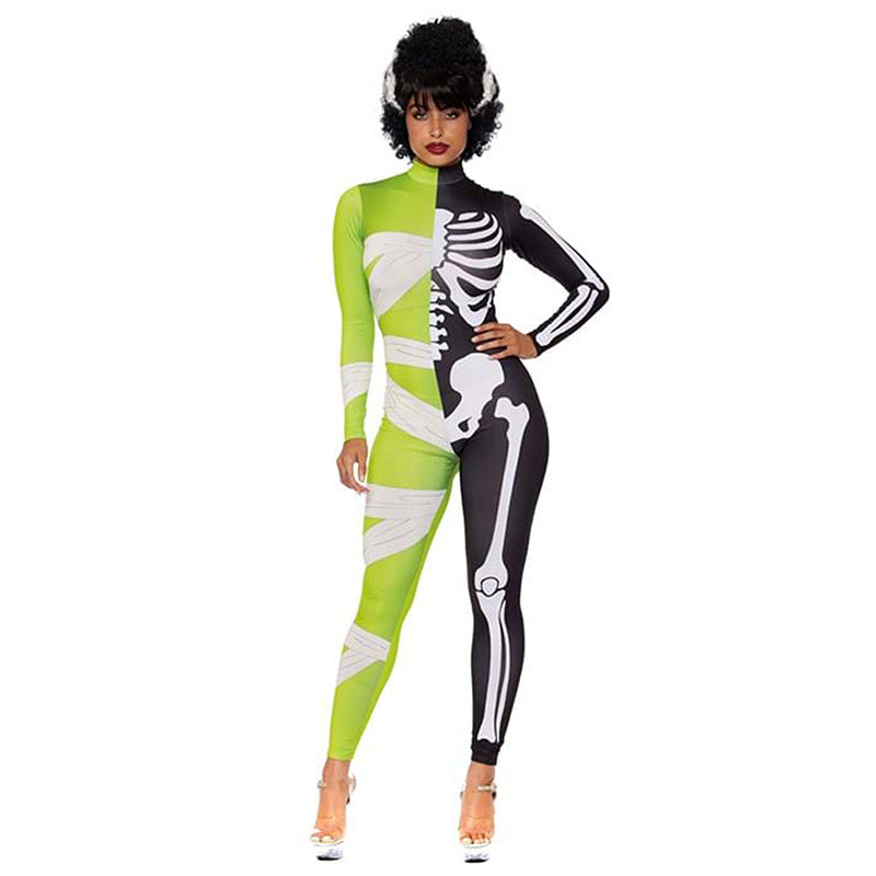 Morpheus Skelett Jumpsuit Halloween Kostüm
