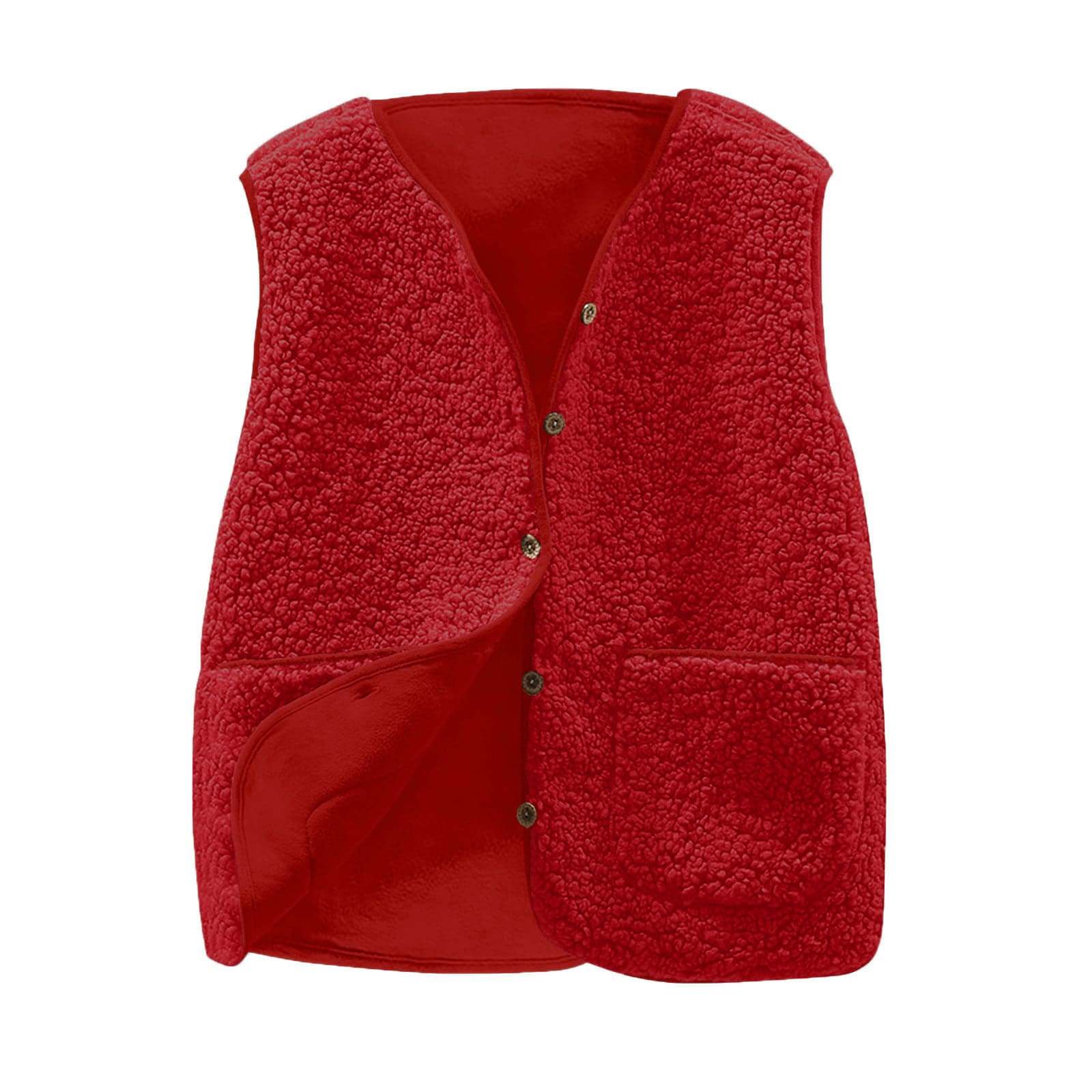 Frauen Teddy kuschelige Fleece Weste