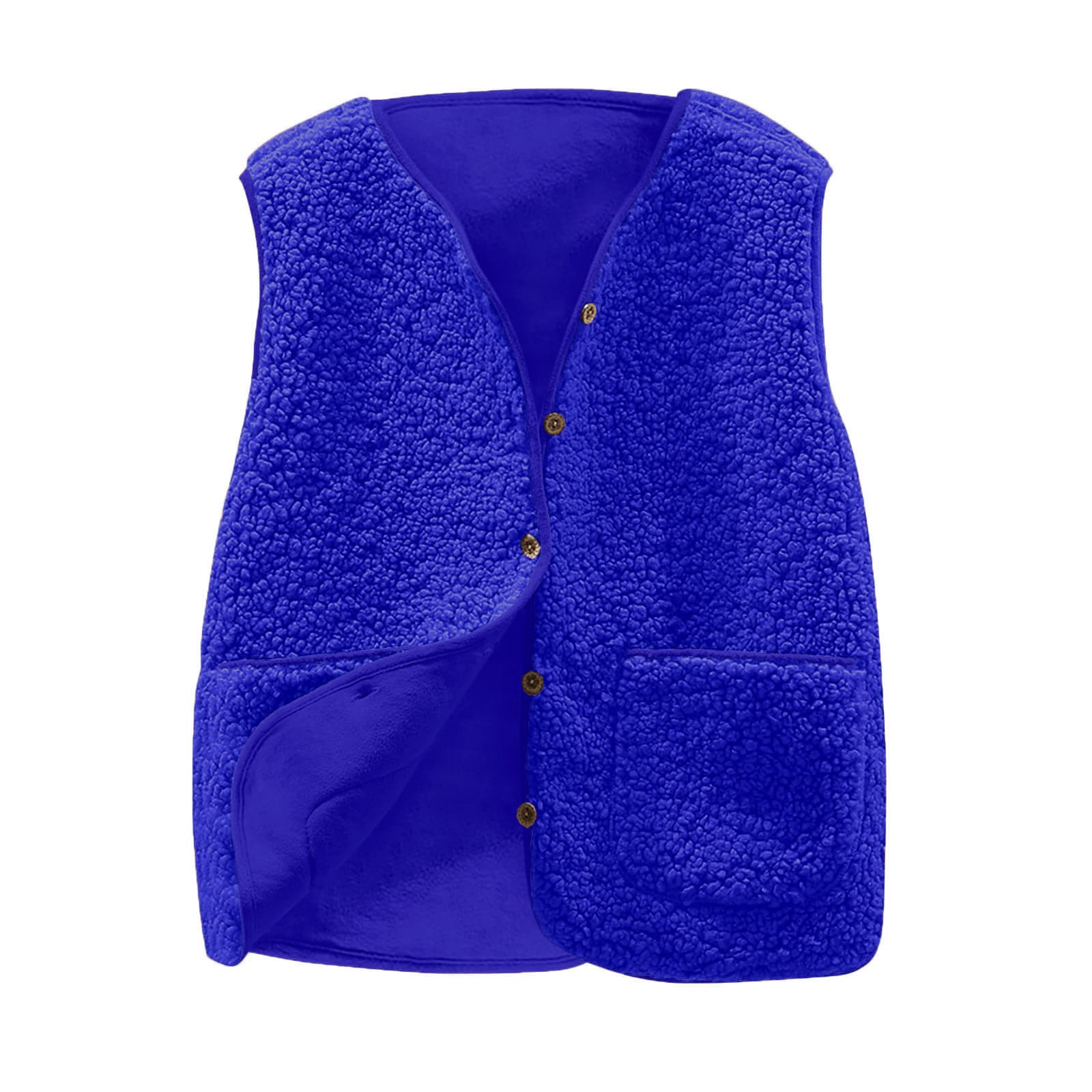 Frauen Teddy kuschelige Fleece Weste
