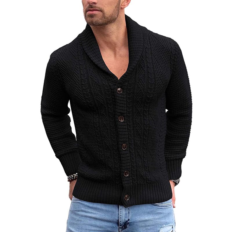 Milan Gestrickte Herren-Strickjacke