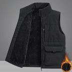 Miro - Fleece Winterweste mit vielen Taschen