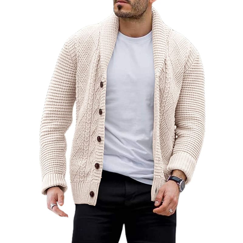 Milan Gestrickte Herren-Strickjacke