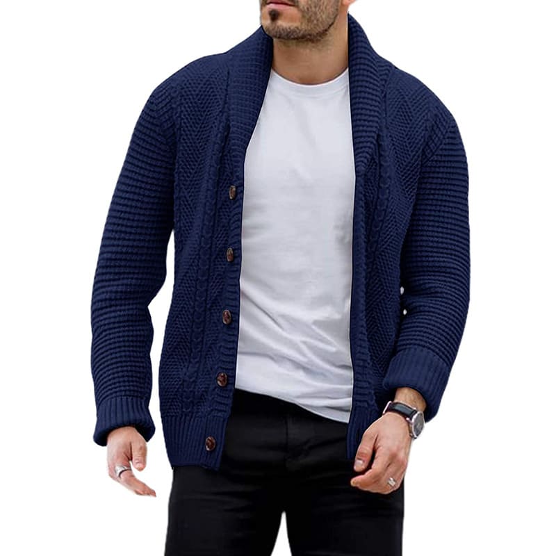 Milan Gestrickte Herren-Strickjacke