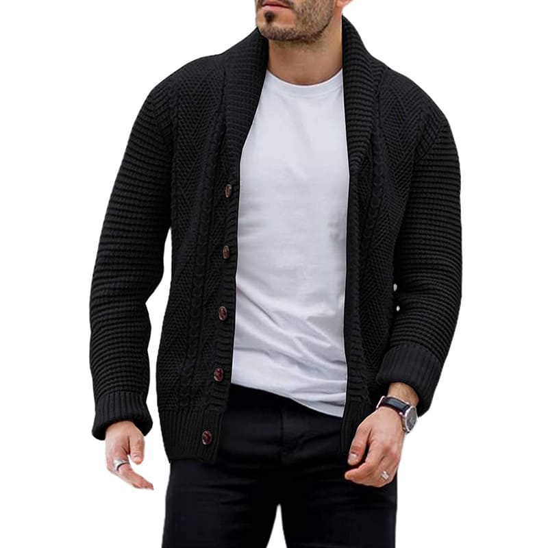 Milan Gestrickte Herren-Strickjacke