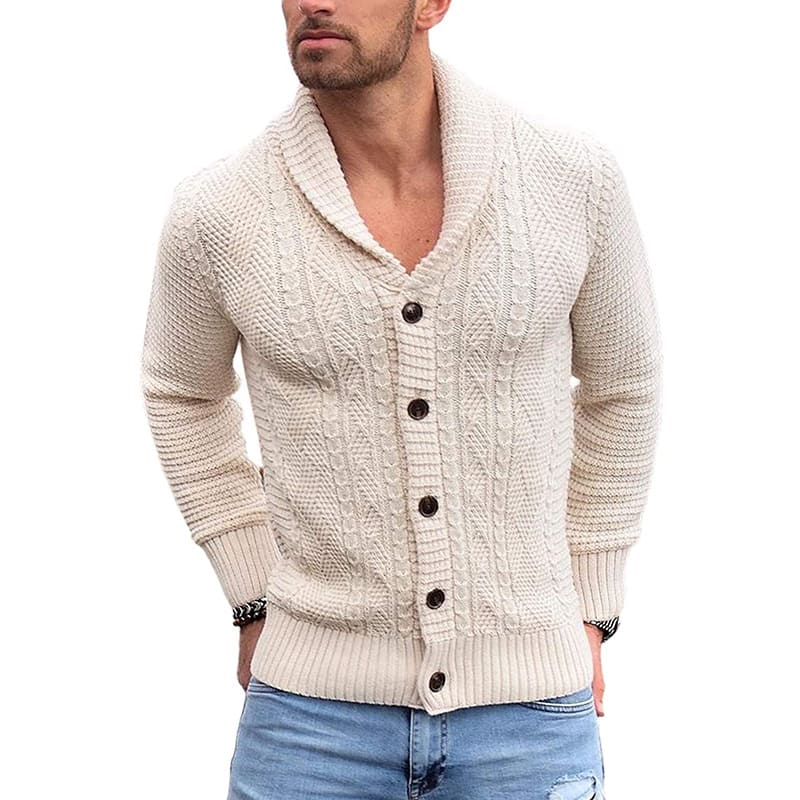 Milan Gestrickte Herren-Strickjacke