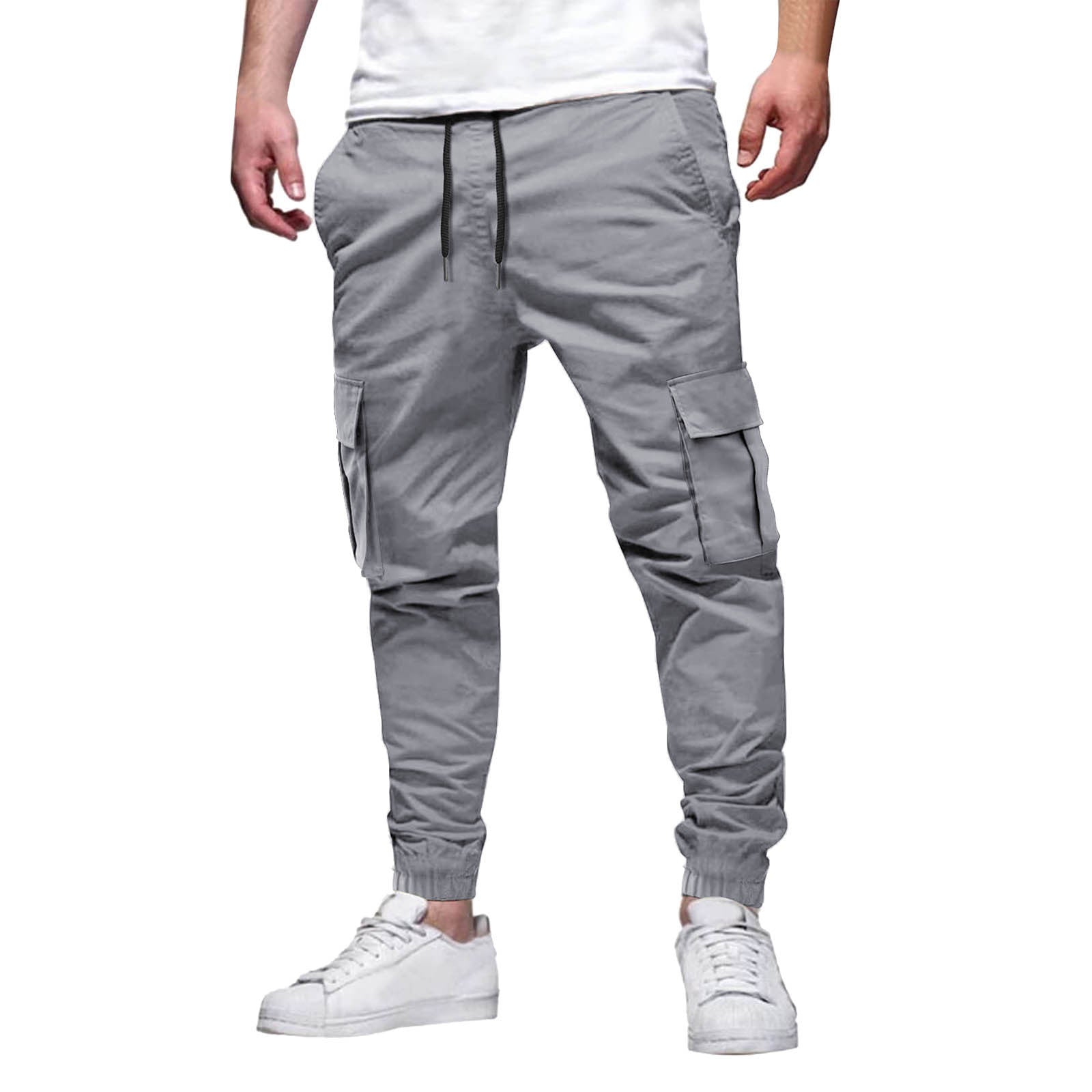 Herren Slim Fit Cargo Jogginghose