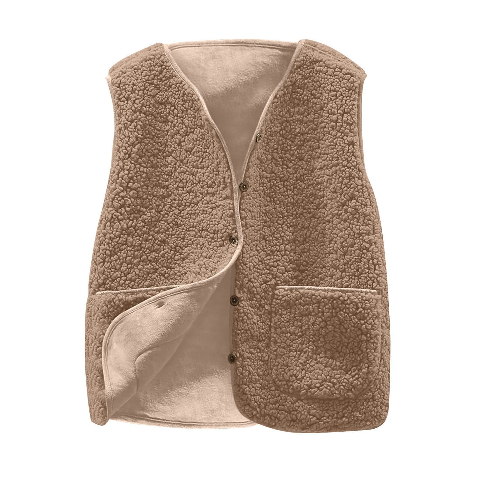 Frauen Teddy kuschelige Fleece Weste