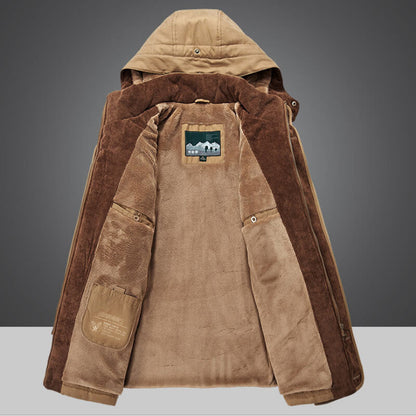 Barna Warme Winter Jacke