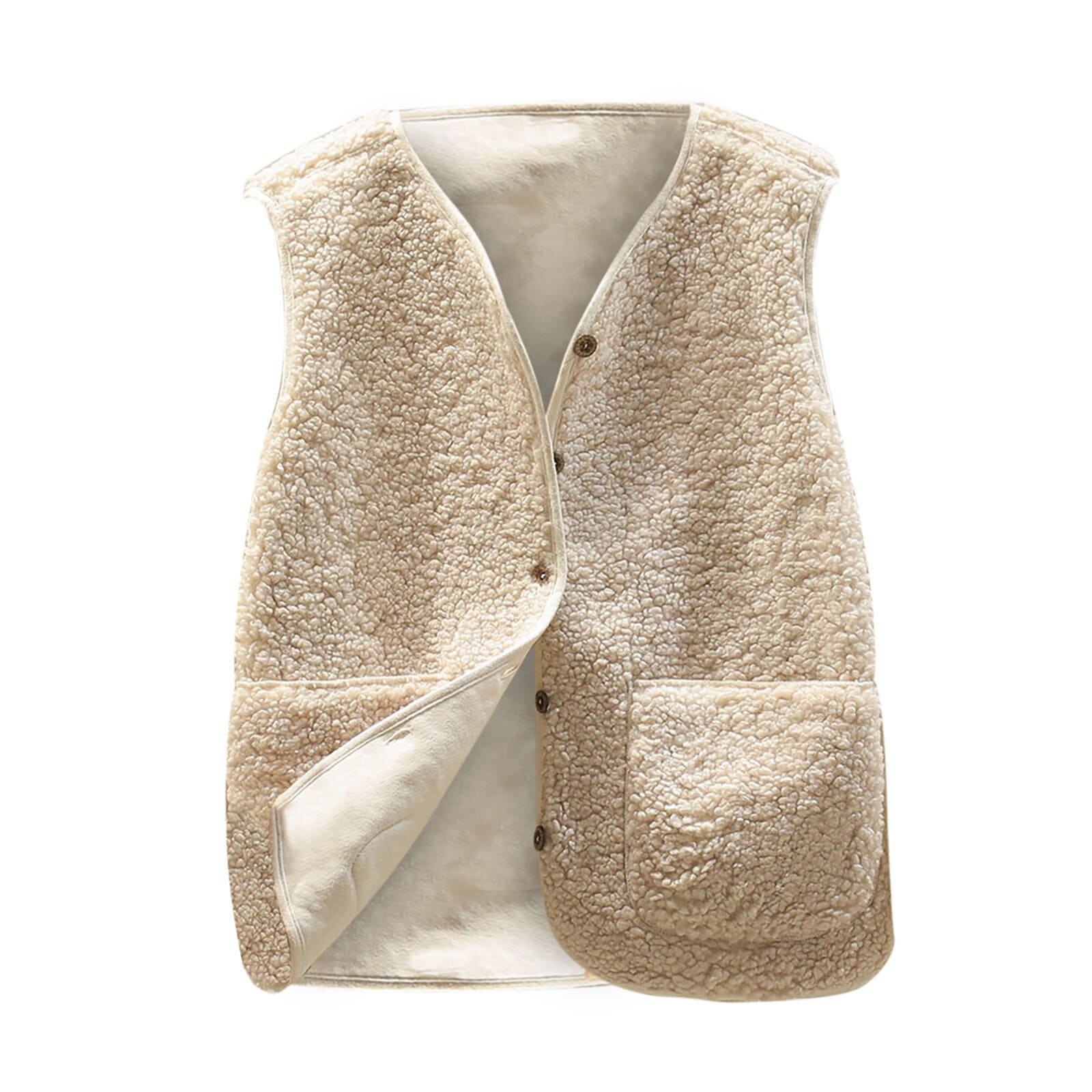 Frauen Teddy kuschelige Fleece Weste